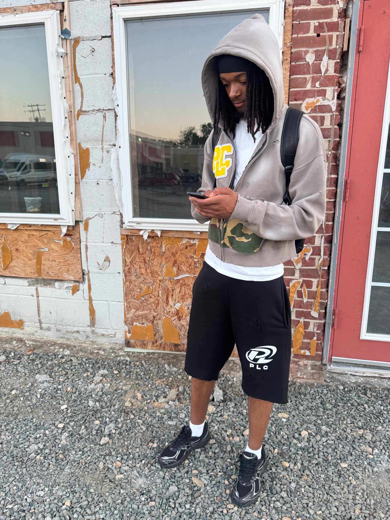Black Staple Shorts